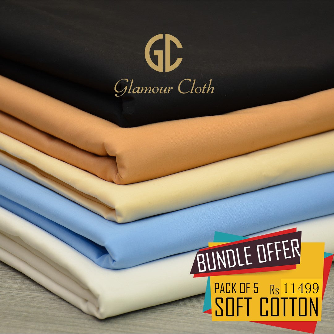 PIMA GOLD COTTON (PACK OF 5 SUITS) DEAL C04 Glamourcloth.com