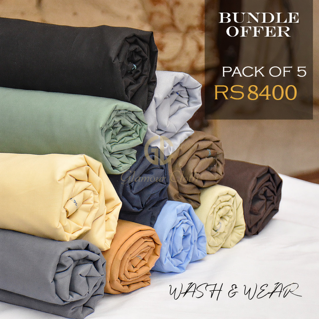 Wash & Wear For Summer (PACK OF 5 SUITS) DEAL C005 Glamourcloth.com
