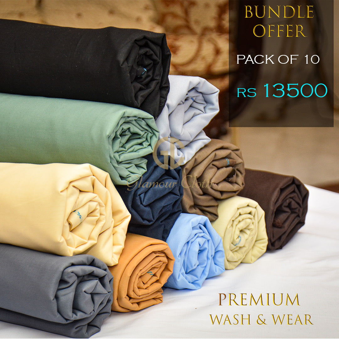 Wash & Wear For Summer (PACK OF 10 SUITS) DEAL WWD004 Glamourcloth.com
