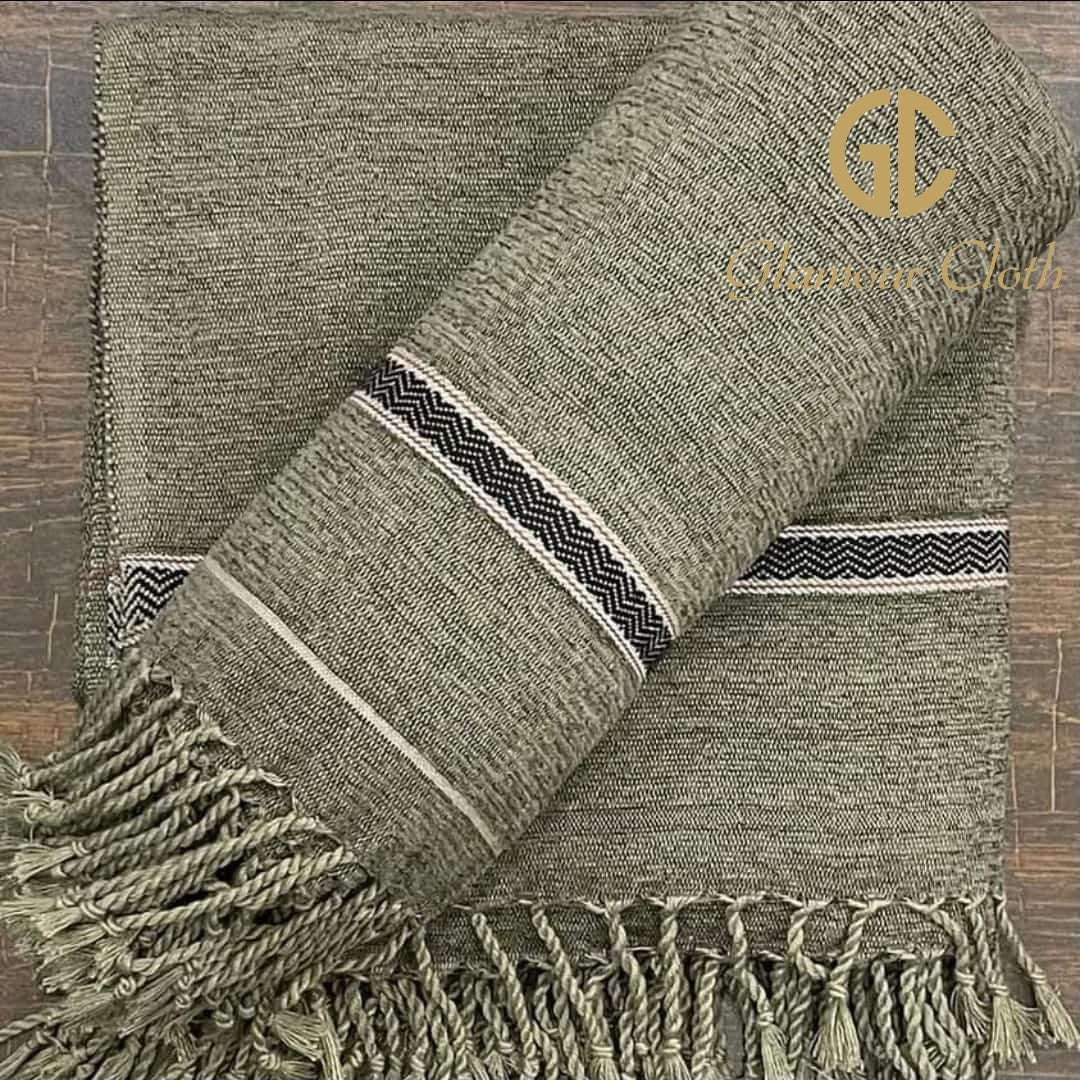 Winter Velvet Shawl For Men - vs 02 GLAMOUR CLOTH