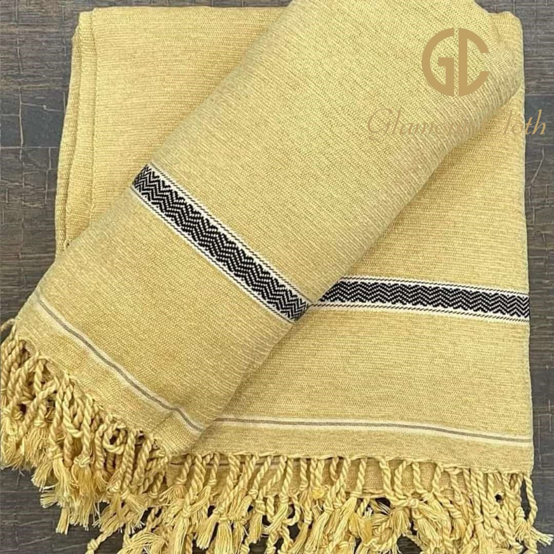 Winter Velvet Shawl For Men - vs 07 GLAMOUR CLOTH