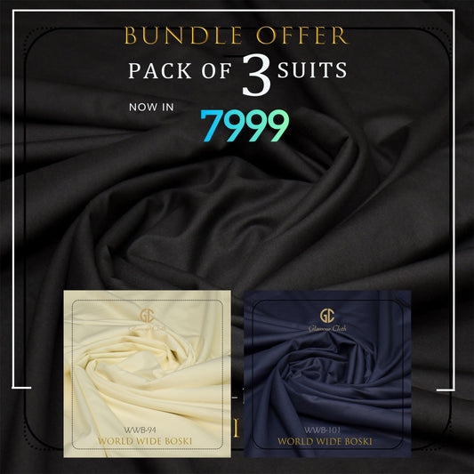 World Boski All Season (Pack Of 3 Suits) az55 Glamourcloth.com