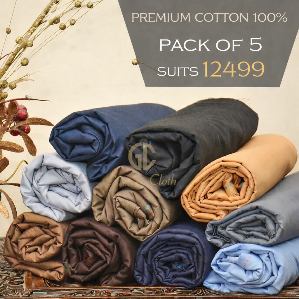 Premium Cotton (PACK OF 5 SUITS) DEAL SFD08 Glamourcloth.com