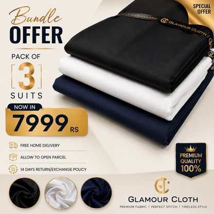 World Boski All Season (PACK OF 3 SUITS) DEAL WB55 Glamourcloth.com