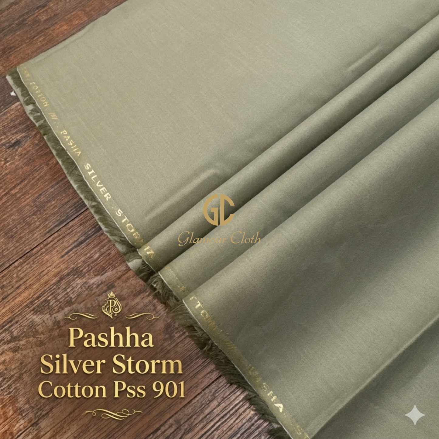 Pashha Silver Storm Cotton By Glamour Cloth Glamourcloth.com