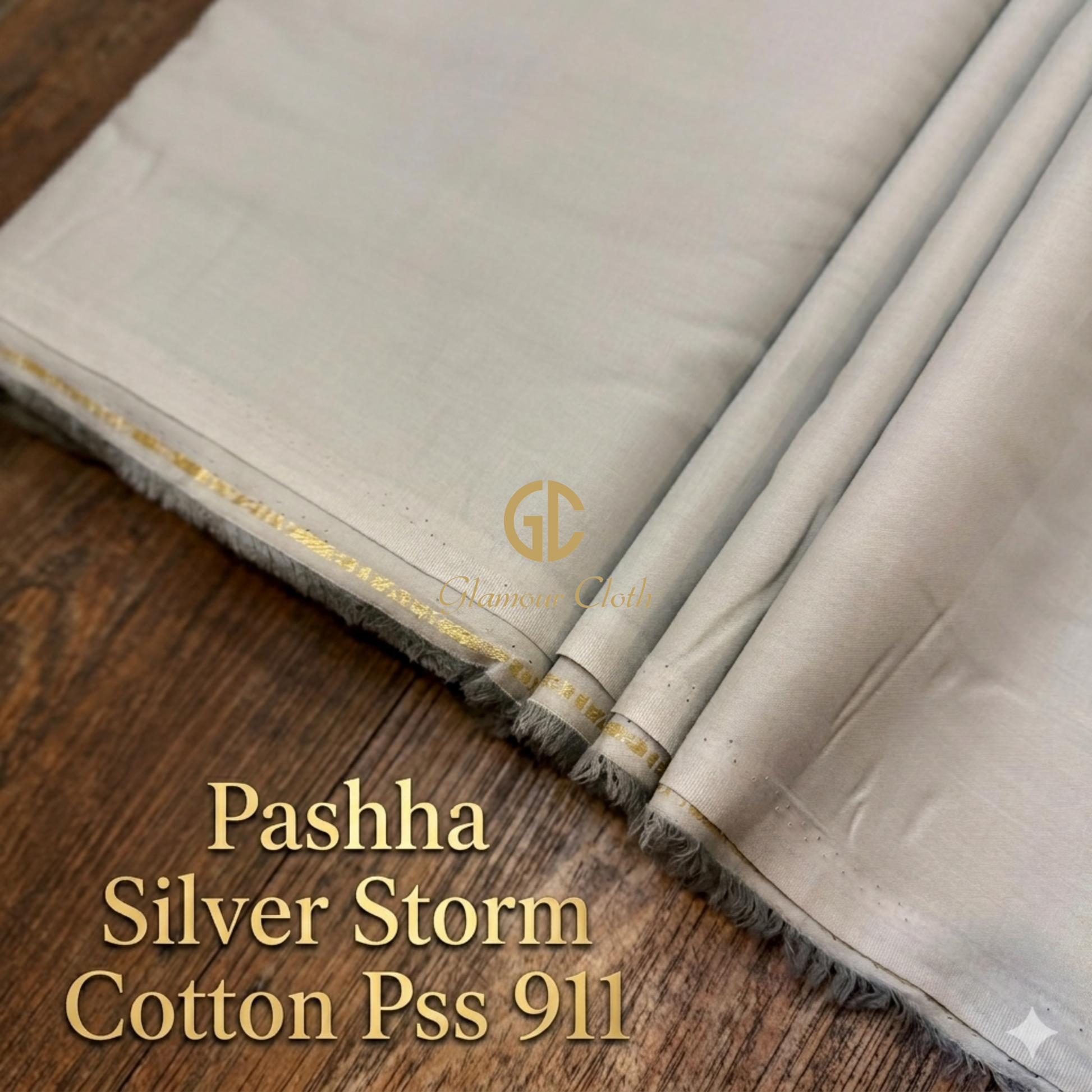 Pashha Silver Storm Cotton By Glamour Cloth Glamourcloth.com