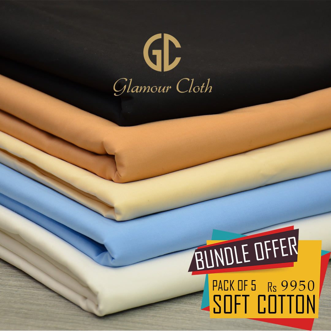 PIMA GOLD COTTON  (PACK OF 5 SUITS) DEAL C04